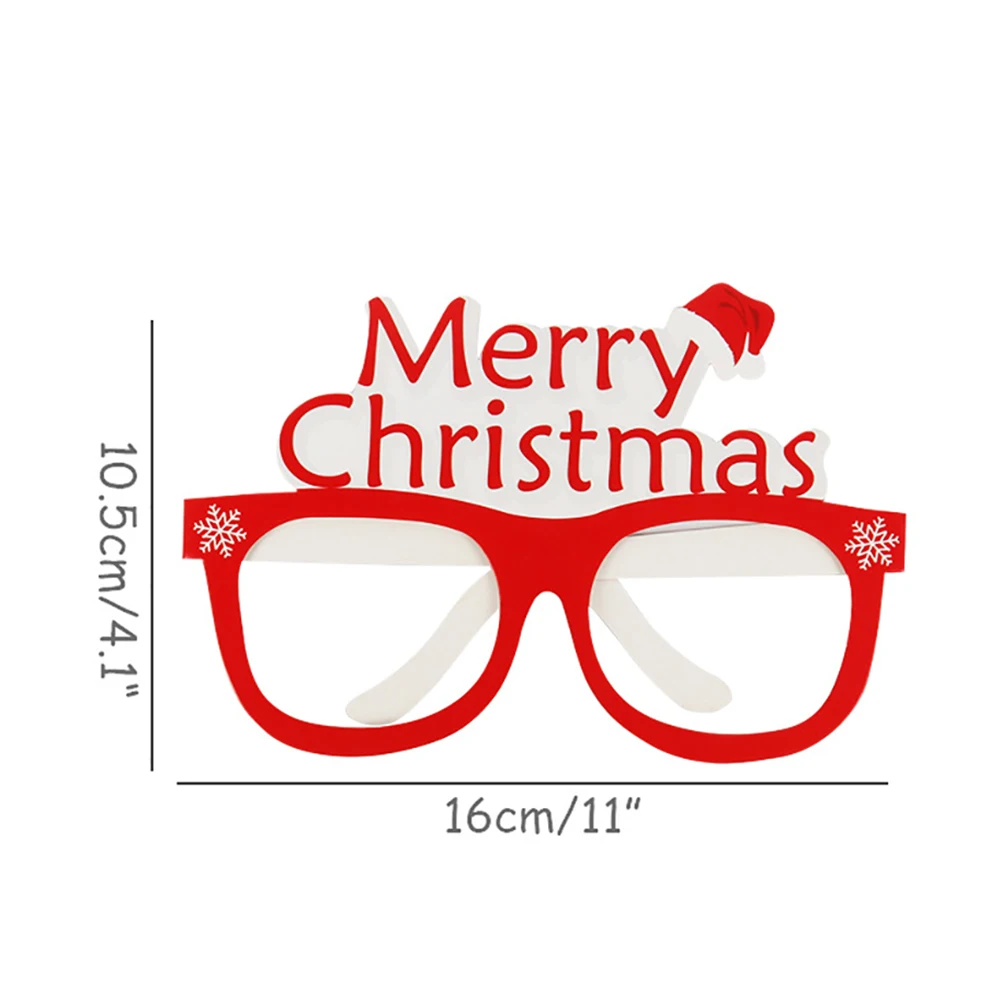 Festive Set of 9 Christmas Paper Glasses 6 Festive Set of 9 Christmas Paper Glasses - Image 6