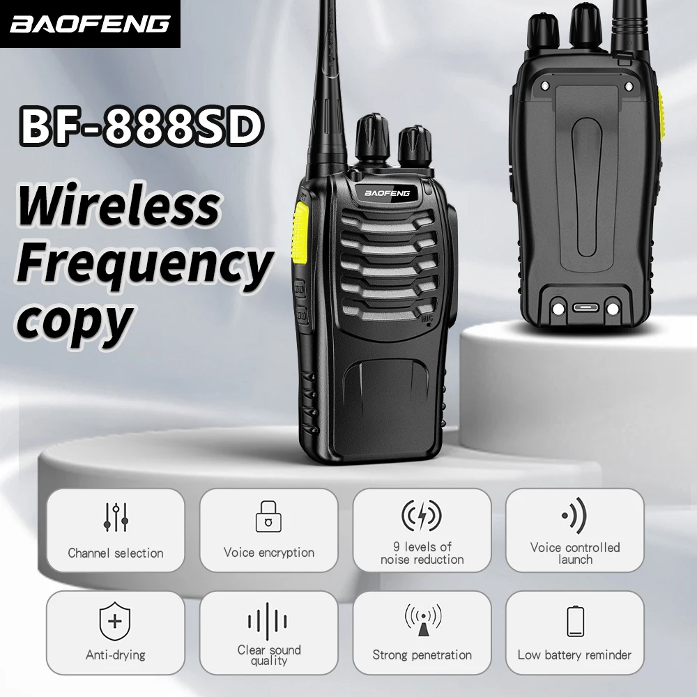 Baofeng BF-888SD UHF Walkie-Talkie 16Channels 2 Baofeng BF-888SD UHF Walkie-Talkie 16Channels - Image 2
