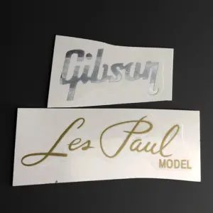 Gibson Les Paul Water Slide Guitar Decal