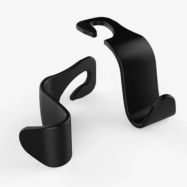 Car Seat Headrest Hooks – Universal Fit, Black or Carbon 8 Car Seat Headrest Hooks – Universal Fit, Black or Carbon - Image 8