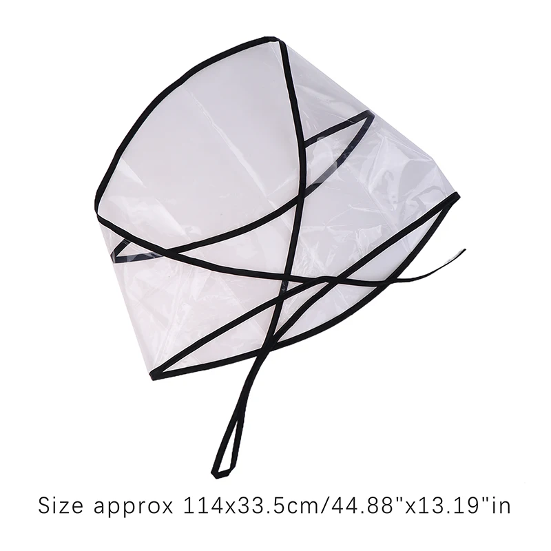 Clear Unisex Rain Hat with UV Protection 6 Clear Unisex Rain Hat with UV Protection - Image 6