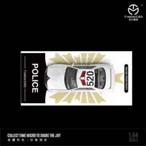 1:64 Diecast Police Car Model in Ocean Blue 10 S1139097036234eaabfe8c6bfc315ba13D