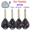 Toyota Remote Car Key Fob 2/3/4-Button 433 MHz