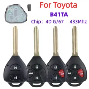 Toyota Remote Car Key Fob 2/3/4-Button 433 MHz