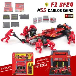 Bburago 2024 F1 Ferrari SF24 Diecast Model 14 S1151bf83e0a742b0bfbee7827850a484x