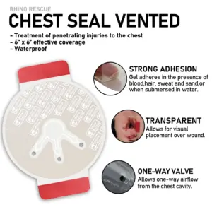 Rhino Rescue Vented Chest Seal CR-CS02 2/6 Pack 13 S11661f02acb941109bc121e36f5ee0d0G
