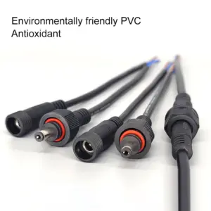 Waterproof DC Power Connector Set 60V, 2-pin 12 S117de10ed30b46ae9542a925af5d966dc