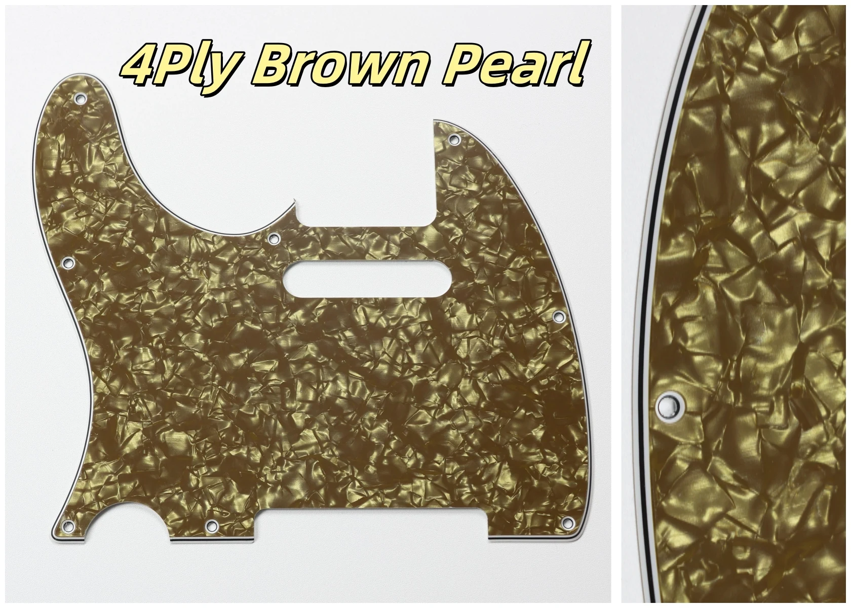 Left-Handed Telecaster Pickguard 3-Ply/4-Ply Options 35 Left-Handed Telecaster Pickguard 3-Ply/4-Ply Options - Image 35