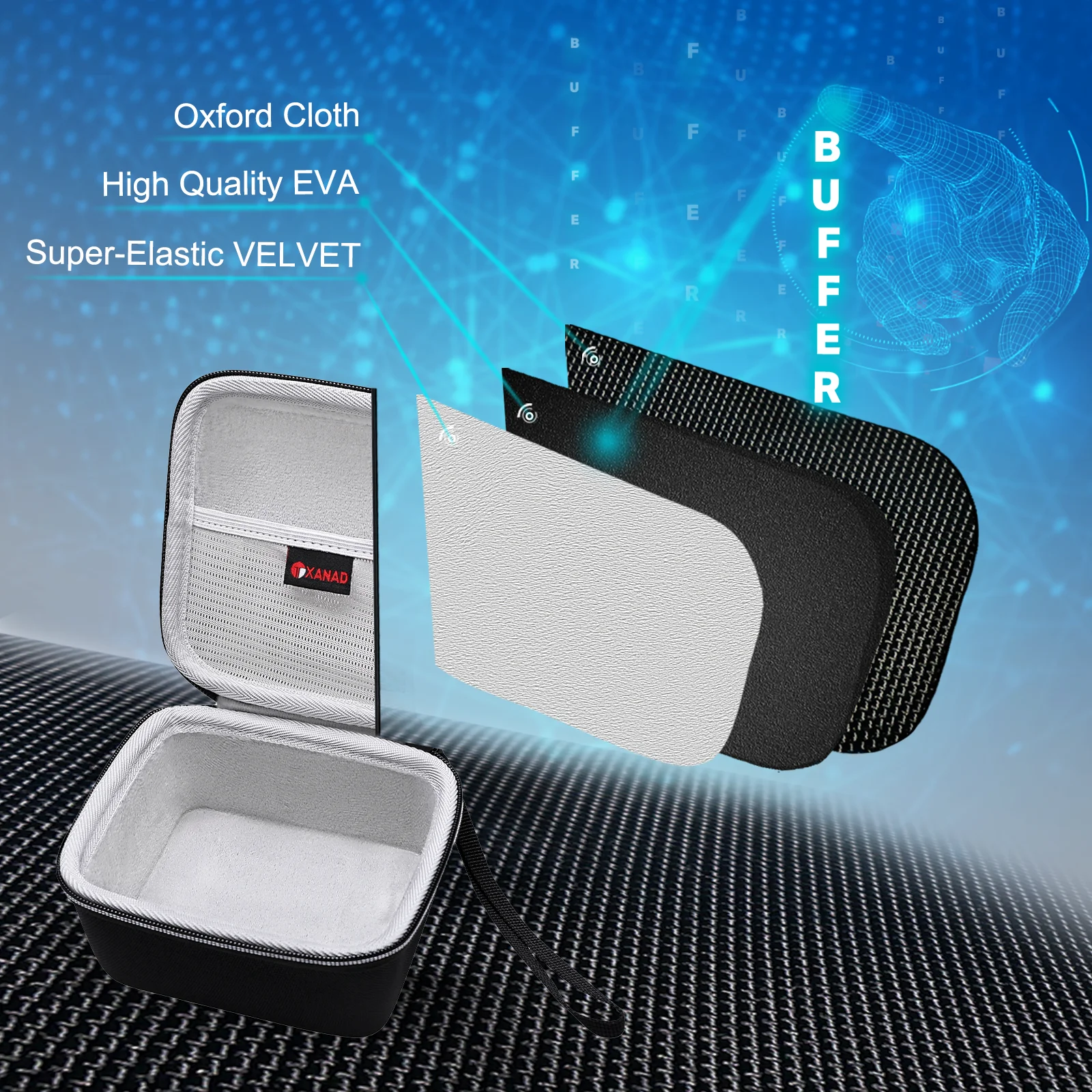 Black Hard Case for Fuji Instax Mini Cameras 5 Black Hard Case for Fuji Instax Mini Cameras - Image 5