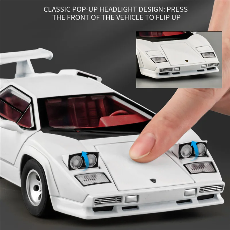 1:32 Lamborghini Countach LP5000s Diecast Model 3 1:32 Lamborghini Countach LP5000s Diecast Model - Image 3