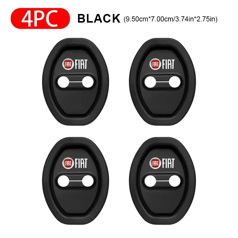 Fiat Silicone Door Lock Cover Set 4pcs 8 Fiat Silicone Door Lock Cover Set 4pcs - Image 8