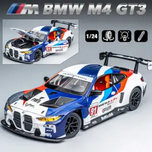 Detailed 1:24 Scale BMW M4 GT3 & Audi R8 Diecast Model 18 S123465c2527142cb87498a2e0ed6cc62R