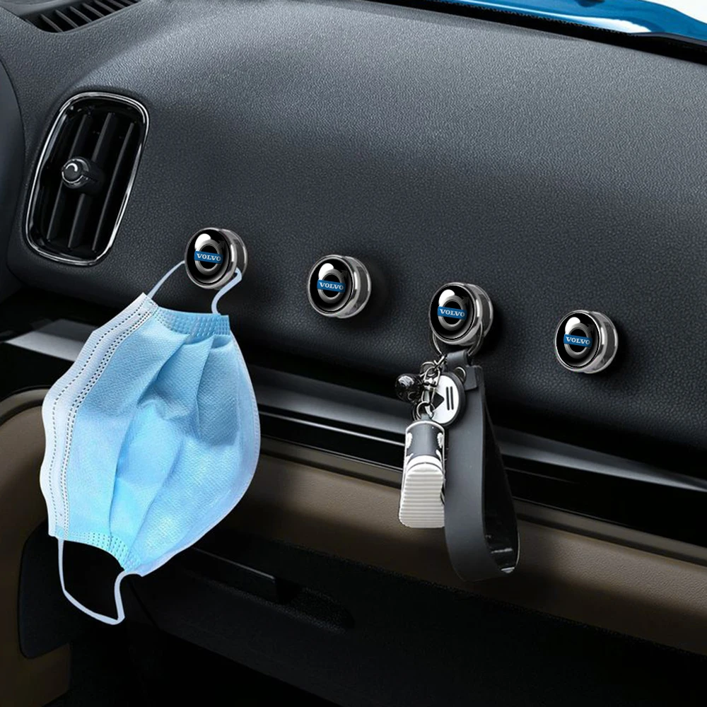 Volvo Model-Specific Metal Car Hooks (Set of 4) 5 Volvo Model-Specific Metal Car Hooks (Set of 4) - Image 5