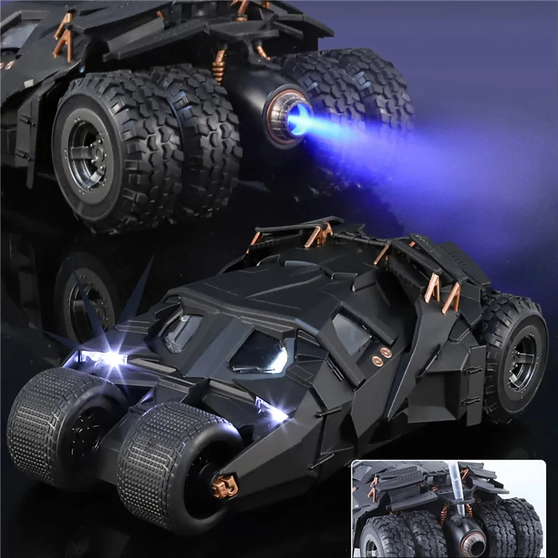 2008 Batmobile 1/24 Diecast Model with Lights 6 2008 Batmobile 1/24 Diecast Model with Lights - Image 6