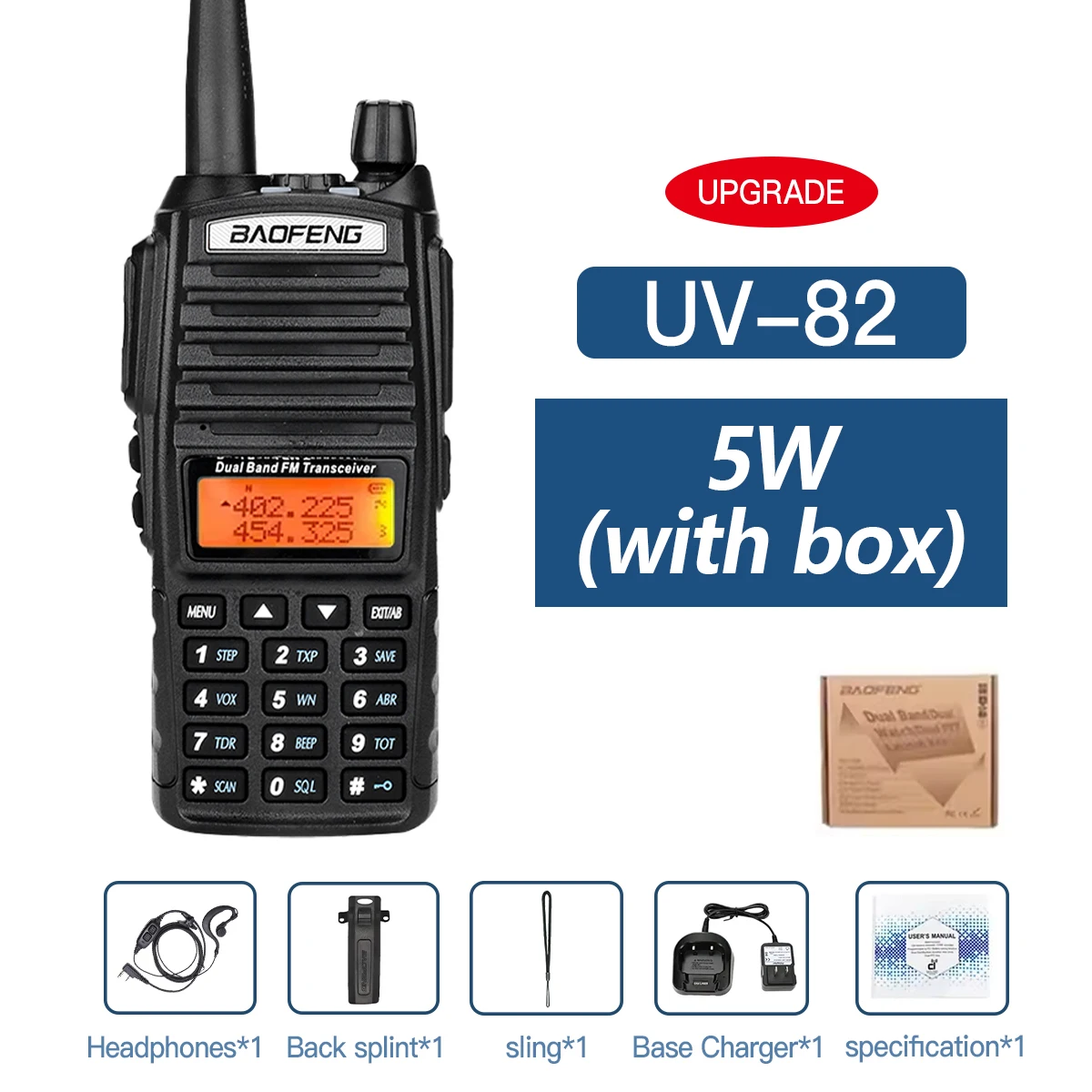 Baofeng UV-82 Dual-Band Walkie Talkie 9 Baofeng UV-82 Dual-Band Walkie Talkie - Image 9