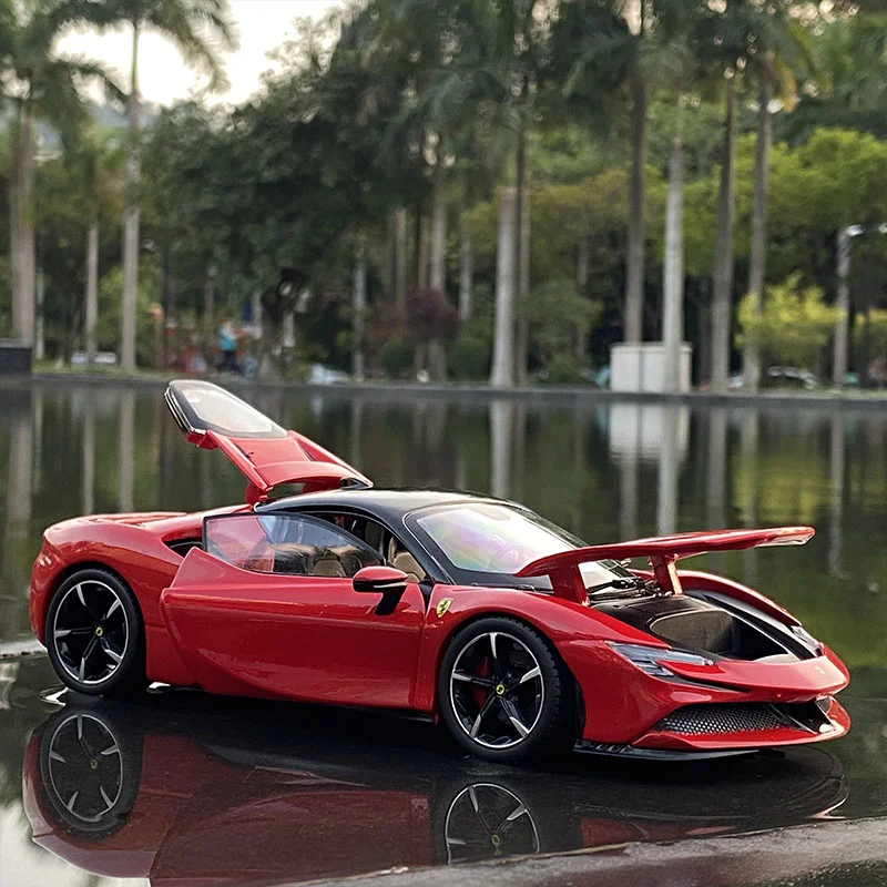 Ferrari SF90 1:24 Scale Diecast Model 5 Ferrari SF90 1:24 Scale Diecast Model - Image 5