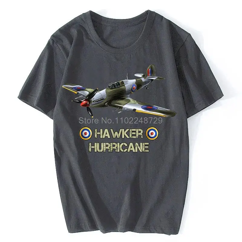 Vintage Military Hawker Hurricane T-Shirt for Men 7 Vintage Military Hawker Hurricane T-Shirt for Men - Image 7