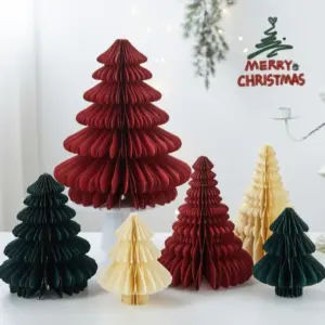 3D Honeycomb Christmas Tree Decor (20/25/30cm)