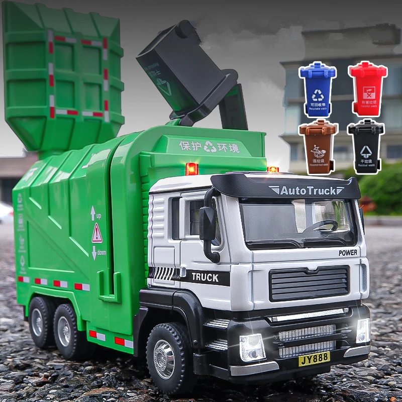 Vibrant 1/32 Scale City Garbage Truck Model 3 Vibrant 1/32 Scale City Garbage Truck Model - Image 3