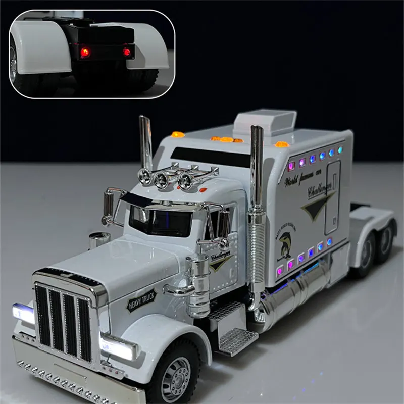 1:24 Alloy Truck Trailer Head Model 4 1:24 Alloy Truck Trailer Head Model - Image 4
