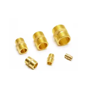 Brass Pipe Fitting with NPT/BSPT Threads 1/8"–1" 8 S146dd90ab1304559b4cd892682a2ced3z