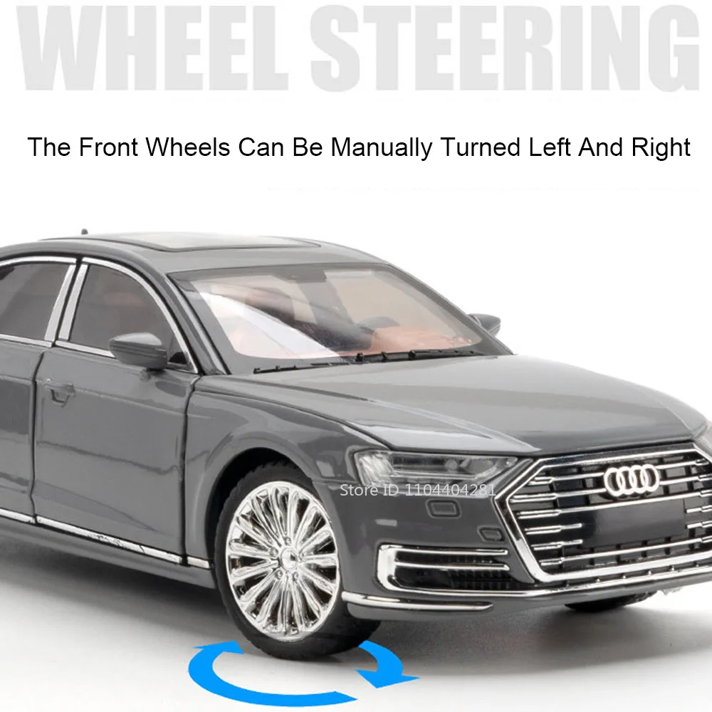 Audi A8 RS6 1:24 Scale Diecast Car Model 3 Audi A8 RS6 1:24 Scale Diecast Car Model - Image 3