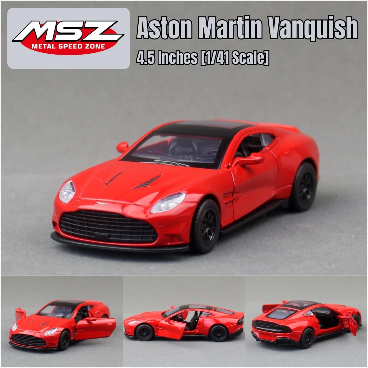 Silver 1:43 Aston Martin Vanquish Diecast Model 8 Silver 1:43 Aston Martin Vanquish Diecast Model - Image 8