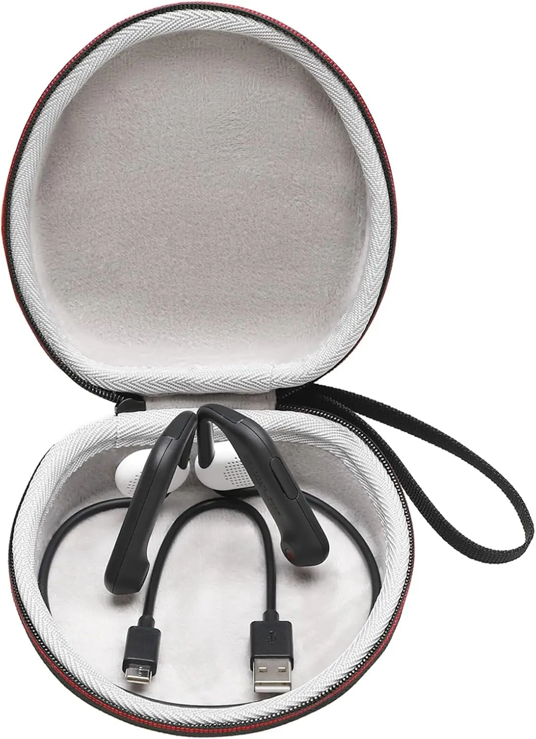 Light Grey Hard Case for SHOKZ Headphones 1 Light Grey Hard Case for SHOKZ Headphones