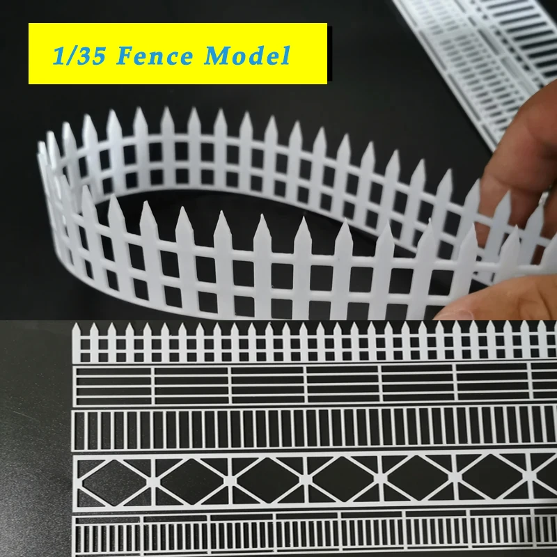 Miniature 1:35 Scene Fence for Dioramas 3 Miniature 1:35 Scene Fence for Dioramas - Image 3