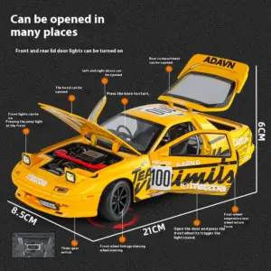 1:24 Scale Mazda RX7 Diecast Model for Collectors 12 S151b133546fb4ecfa0ba302c2f3e0e50o