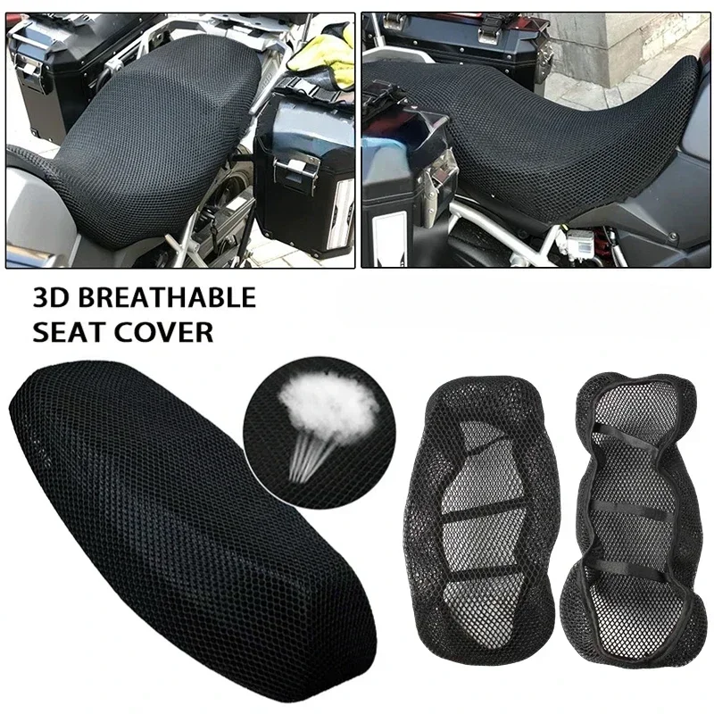 Motorcycle Seat Cover with Honeycomb Pattern 2 Motorcycle Seat Cover with Honeycomb Pattern - Image 2