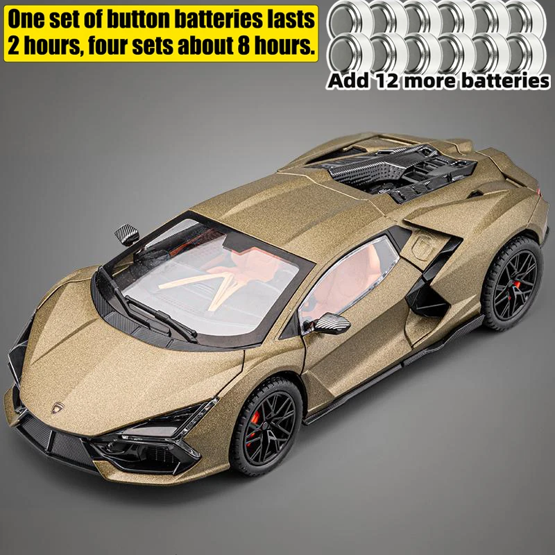 White 1:24 Scale Diecast Supercar Model 8 White 1:24 Scale Diecast Supercar Model - Image 8