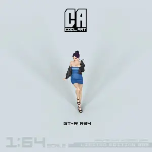 Blue Nissan GT-R R34 1:64 Diecast Model 11 S15f0bf45636945028559110c47534564k