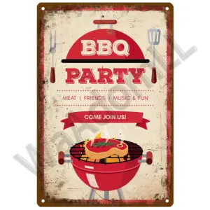 BBQ Zone Vintage Metal Tin Sign 20x30 cm 28 S15fbde67887e4247b17a86d2c7a4c0abh