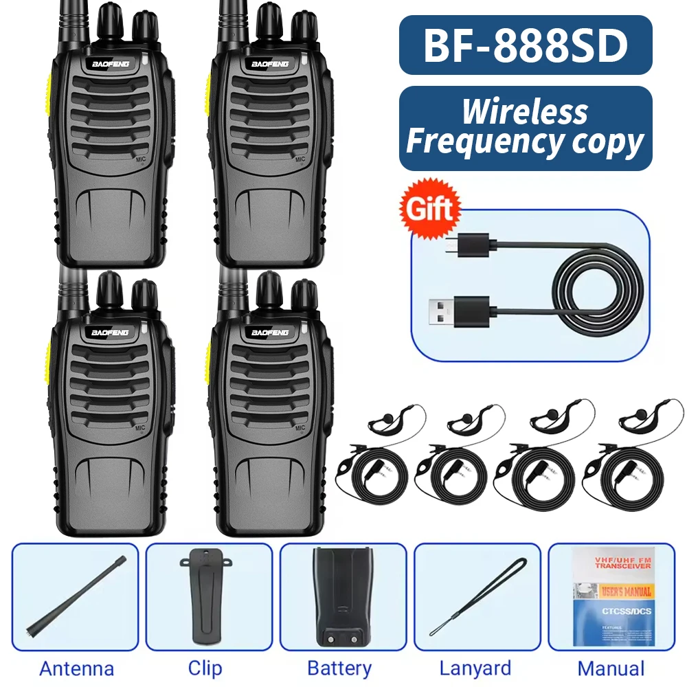 Baofeng BF-888SD UHF Walkie-Talkie 16Channels 8 Baofeng BF-888SD UHF Walkie-Talkie 16Channels - Image 8