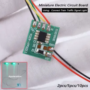 Miniature Traffic Signal Circuit Board for Model Trains