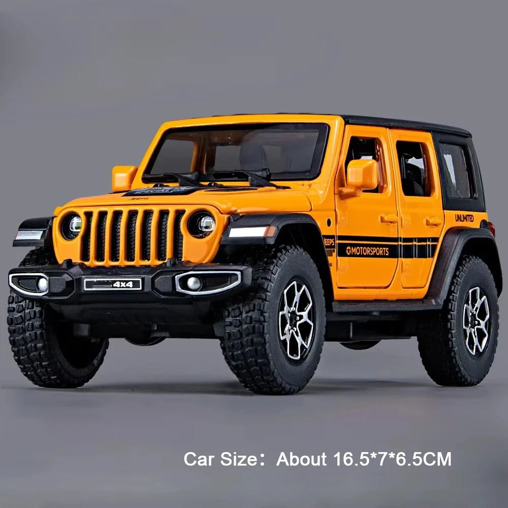 1:32 Diecast Jeep Wrangler Rubicon Model 10 1:32 Diecast Jeep Wrangler Rubicon Model - Image 10