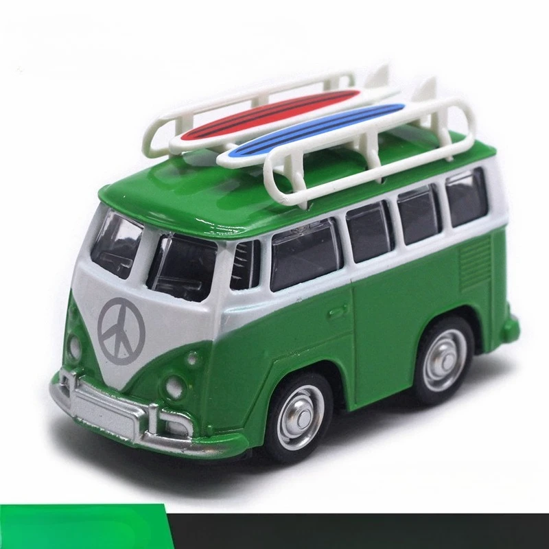 Vibrant 1:43 Alloy Cartoon Travel Bus Model 4 Vibrant 1:43 Alloy Cartoon Travel Bus Model - Image 4