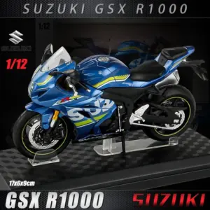 1:12 Scale GSX-R1000 Diecast Motorcycle Model 15 S175a1ba92a0f4469bd8298062ca78fdfw