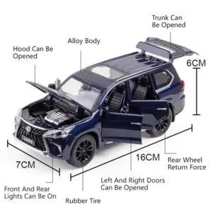 Lexus LX570 1:32 Scale Diecast Model 11 S176856e77dc743f282ae3bef62f6014f7