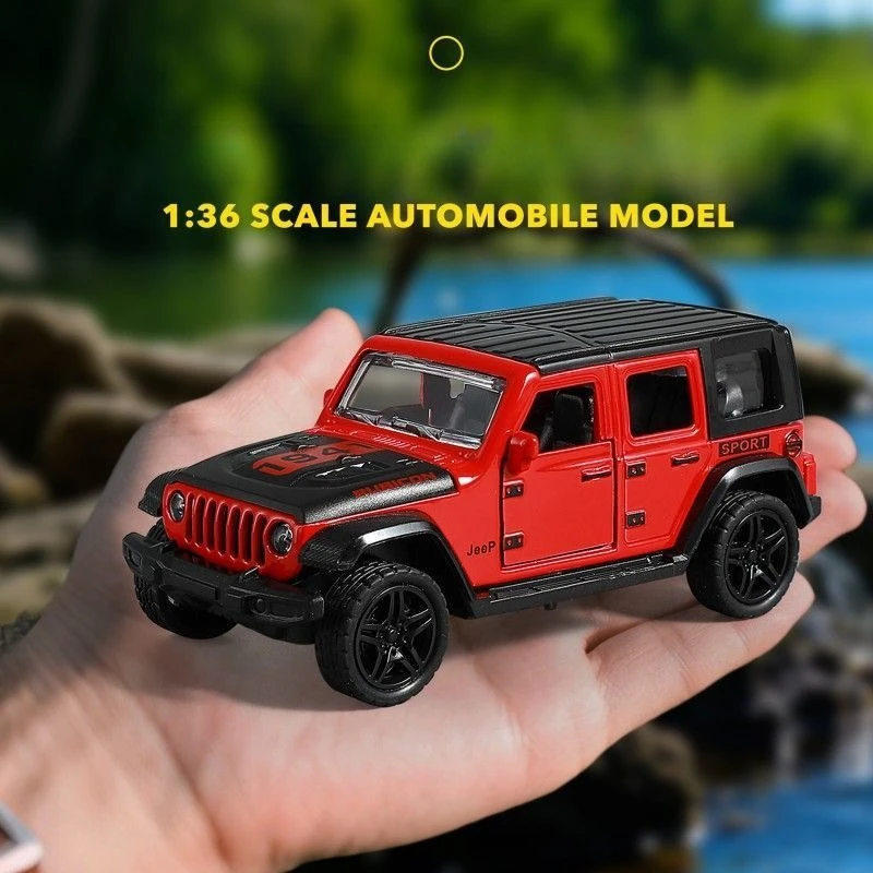 1:36 Scale Rugged Off-Road Jeep Diecast Model 4 1:36 Scale Rugged Off-Road Jeep Diecast Model - Image 4