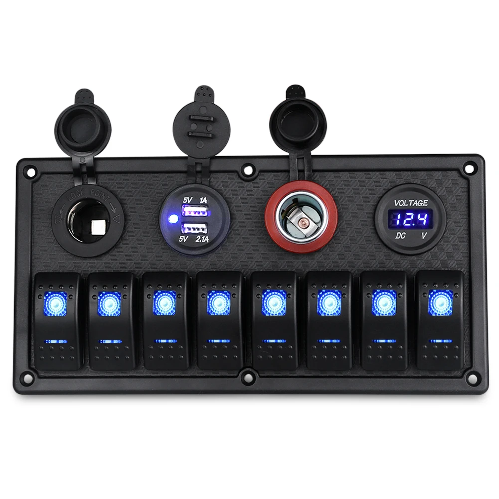 Waterproof Marine Switch Panel with Volt Meter 10 Waterproof Marine Switch Panel with Volt Meter - Image 10