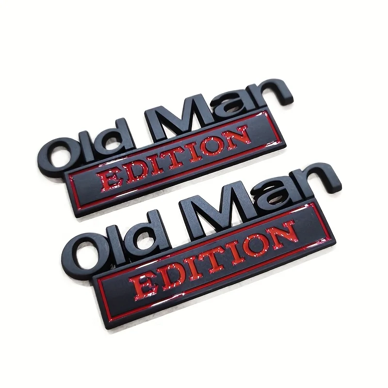 Old Man Edition Car Badge Badge 5 Old Man Edition Car Badge Badge - Image 5