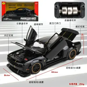 1:32 Dodge Hellcat Scale Model Car 13 S188dcb3a248e430cab9a69c853d3835fw