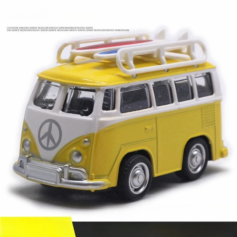 Vibrant 1:43 Alloy Cartoon Travel Bus Model 7 Vibrant 1:43 Alloy Cartoon Travel Bus Model - Image 7