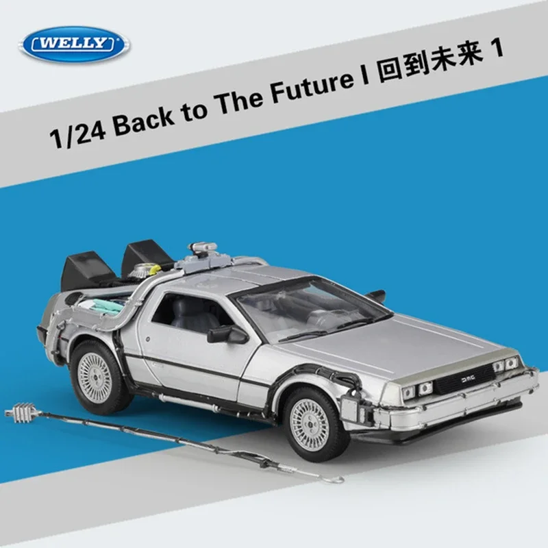 Welly 1:24 Scale DeLorean Time Machine Model 15 Welly 1:24 Scale DeLorean Time Machine Model - Image 15