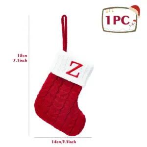 Festive Christmas Stocking with Letter Decor 48 S18fe99d35790489e906b3f04335a8c31o 1