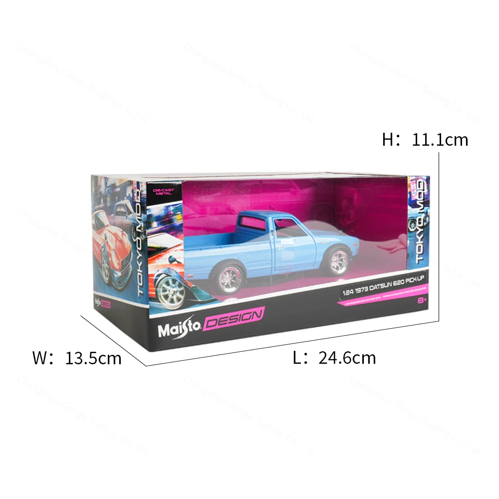 1973 Datsun 620 Pickup Model in Yellow 4 1973 Datsun 620 Pickup Model in Yellow - Image 4