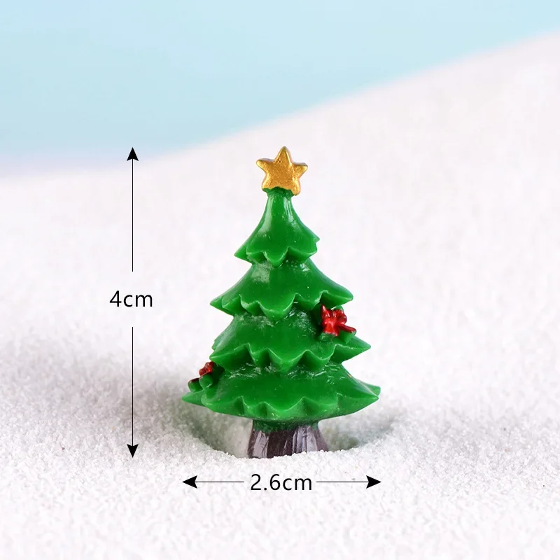 Miniature Christmas Tree Landscape Ornament Set 8 Miniature Christmas Tree Landscape Ornament Set - Image 8