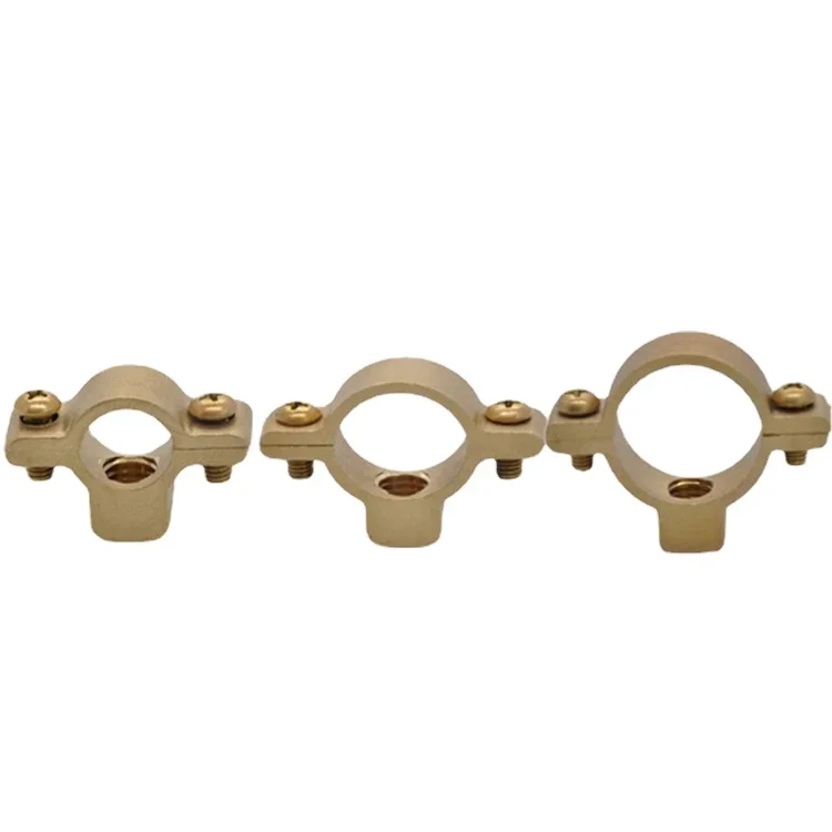 Brass Pipe Clamp Bracket for Plumbing Support 3 Brass Pipe Clamp Bracket for Plumbing Support - Image 3